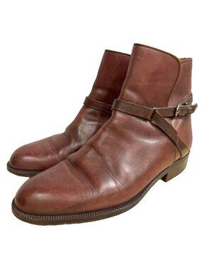 Gucci Jodhpur Boots Leather Brown